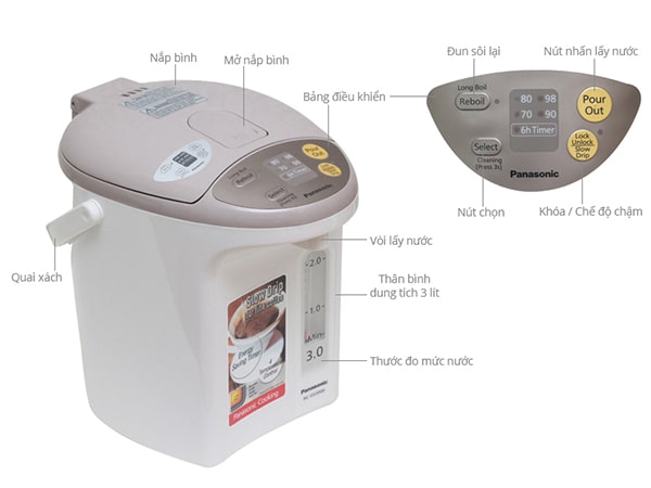 Cấu tạo của bình thủy điện