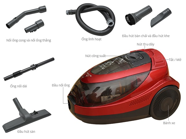 Máy hút bụi Hitachi CV-SH20V