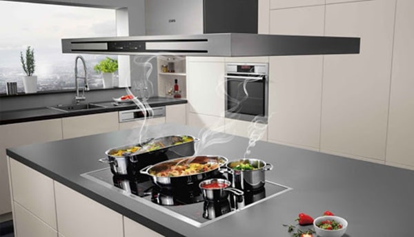 Máy hút mùi tô điểm cho gian bếp hiện đại