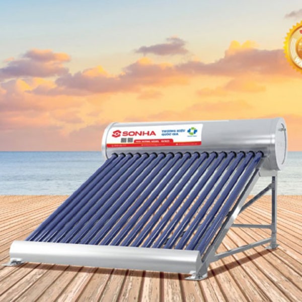 Máy nước nóng năng lượng mặt trời Thái dương năng gold 14 ống F58 140 lít