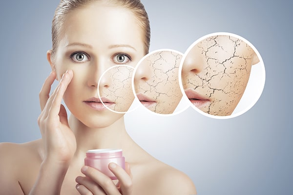 Có nhiều nguyên nhân gây khô da