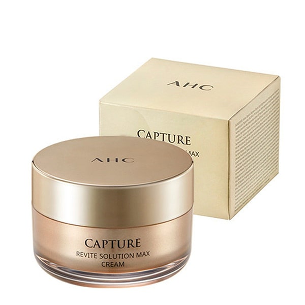 Kem dưỡng ẩm AHC Capture Revite Solution Max Cream (Màu Vàng)