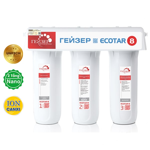 Máy lọc nước Ion Canxi Geyser ECOTAR 8
