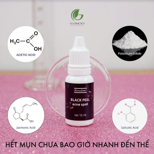 Serum chấm mụn Theraderm Black Peel Acne Spot