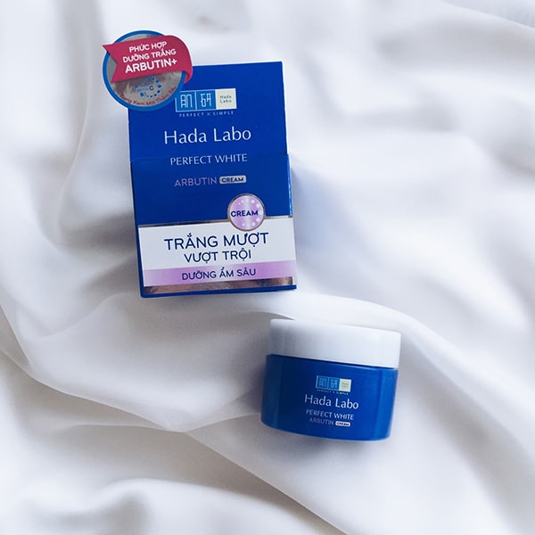 Kem dưỡng trắng da mặt tốt cho da dầu Hada Labo
