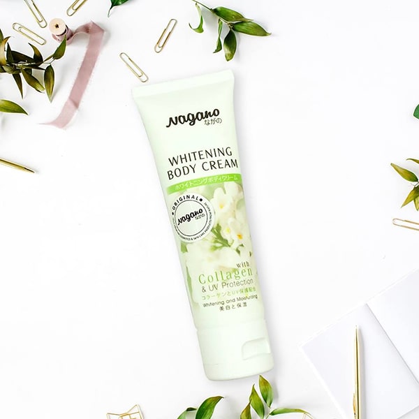 Kem dưỡng trắng da Nagano Whitening Body Cream