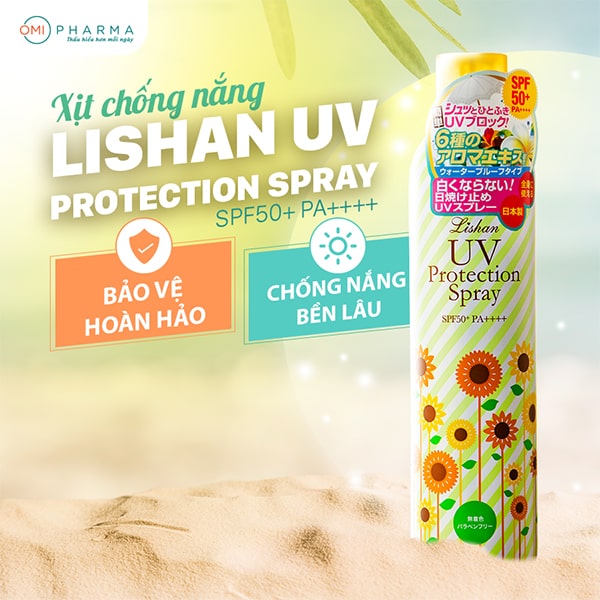 Xịt chống nắng Lishan UV Protection Spray 1
