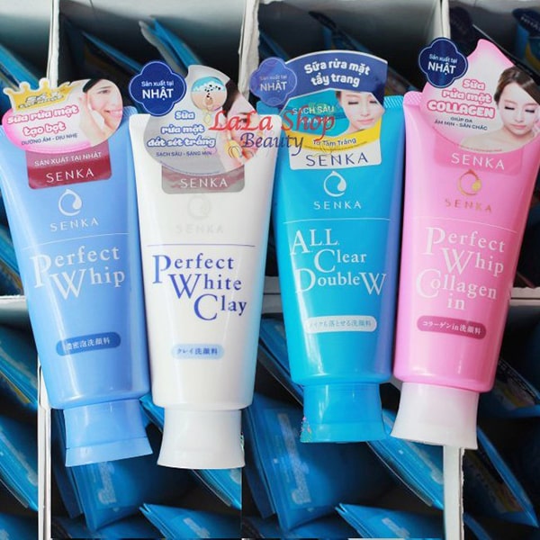 Review sữa rửa mặt Senka Perfect Whip