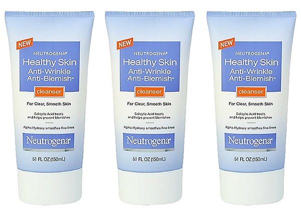 Sữa rửa mặt Neutrogena Healthy Skin Anti-Wrinkle Anti Blemish Cleanser