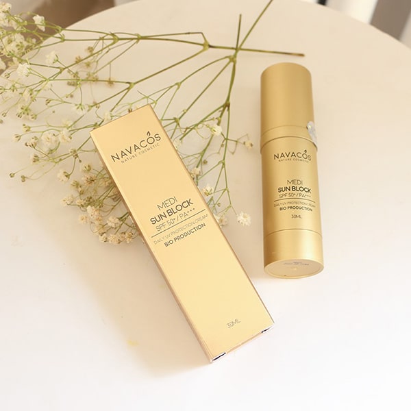 Kem chống nắng vật lý Navacos Medi Sun Block - Hàn Quốc