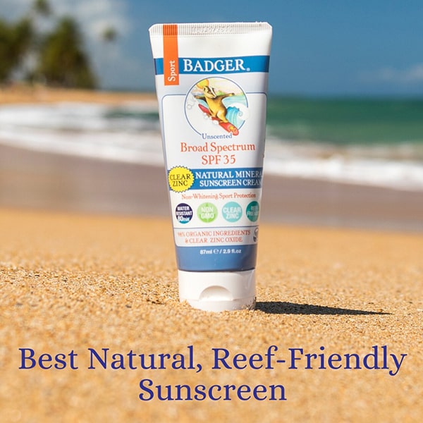 Kem chống nắng vật lý Badger Sport Sunscreen SPF 35