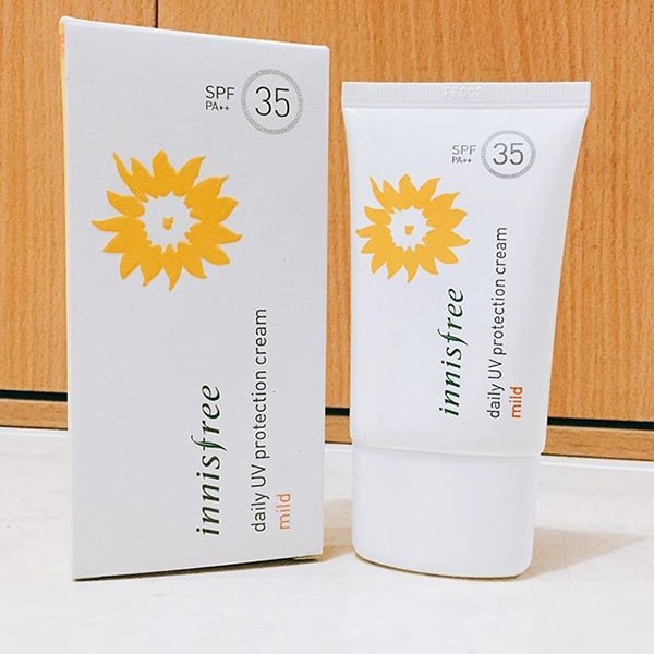 Kem chống nắng vật lý Innisfree daily UV protection cream