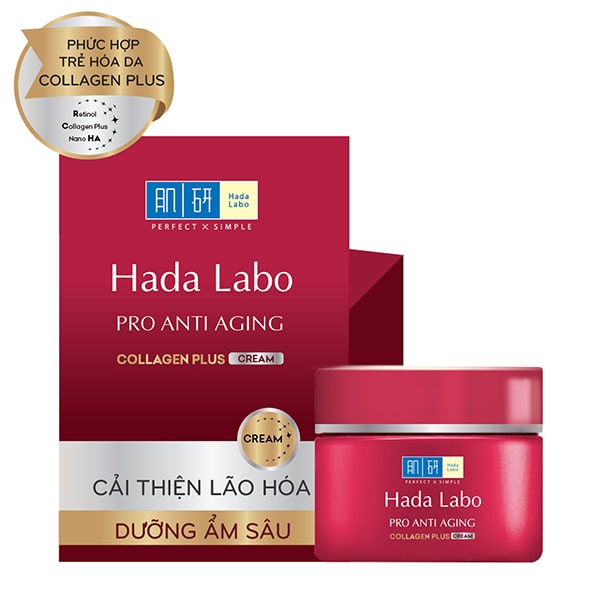 Kem dưỡng da chống lão hóa Hada Labo Pro Anti Aging Plus Cream