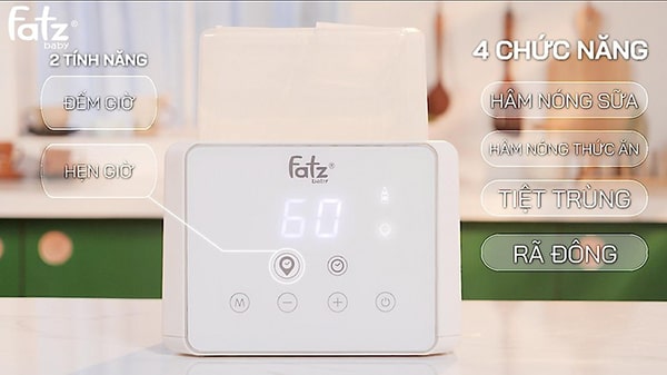 Máy hâm sữa tiệt trùng điện tử Fatzbaby Duo 3- FB3093VN