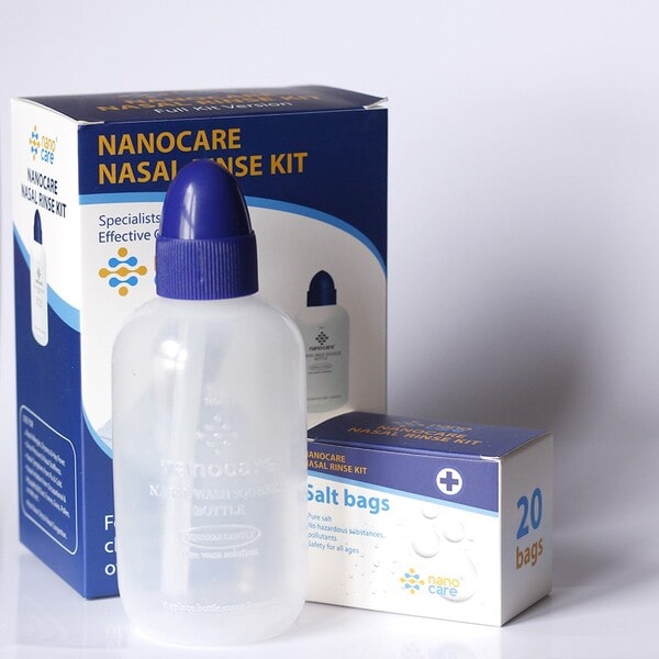 Bình rửa mũi Nano Care Full Kit