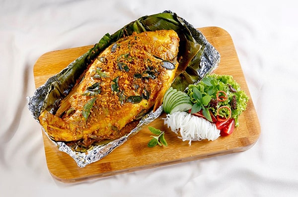 Cá diêu hồng nướng trong nồi chiên không dầu