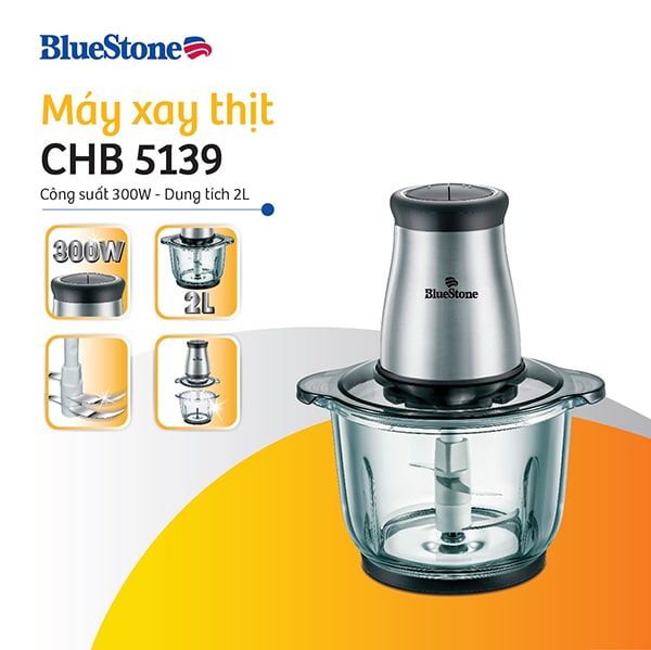 Máy xay thịt cầm tay Bluestone với model CHB-5139