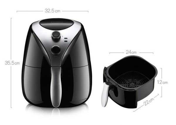 Nồi chiên không dầu RH952 với dung tích 5 lít