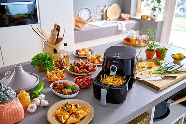 Công dụng của nồi chiên không dầu khi chế biến được nhiều món ăn khác nhau