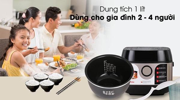 Nồi cơm cao tần Toshiba RC-10IX1PV 1L