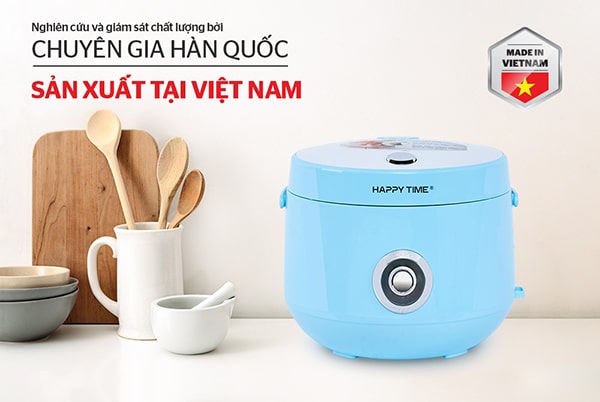 Nồi Cơm Điện Nắp Gài Happy Time Sunhouse HTD8522G 1.2L