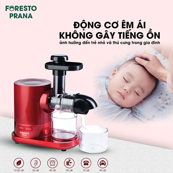 Động cơ êm ái không gây tiếng ồn