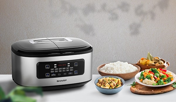 Nồi đôi đa năng Twin Cooker Sharp KN-TC50VN-SL (1.8L)