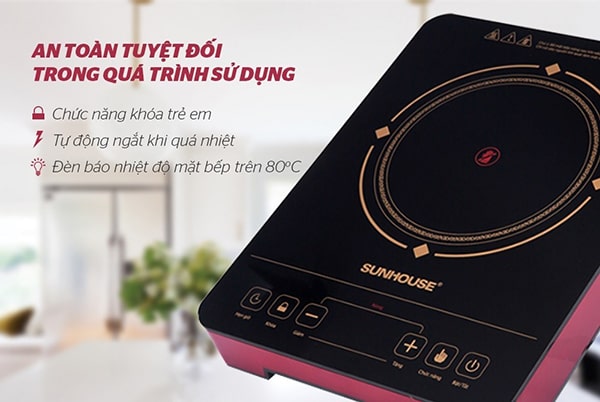 Bếp hồng ngoại cảm ứng Sunhouse SHD6016