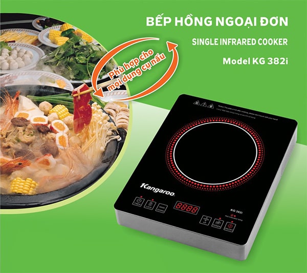 Bếp hồng ngoại Kangaroo KG394i