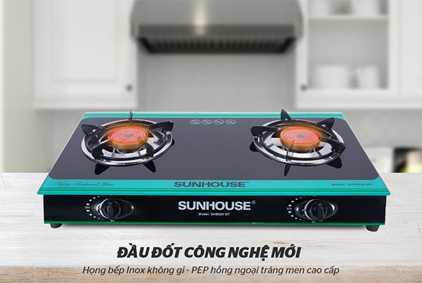 Bếp gas dương hồng ngoại Sunhouse SHB004MT