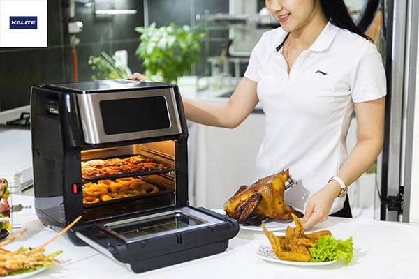 Công suất lớn, Kalite Q10 giúp tiết kiệm thời gian nấu nướng