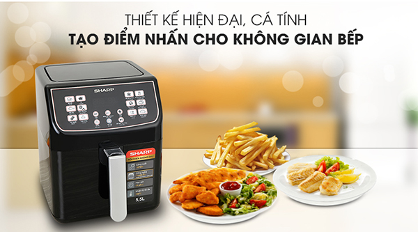 Thiết kế đầy hiện đại, sang trọng mang đến không gian nổi bật cho căn bếp
