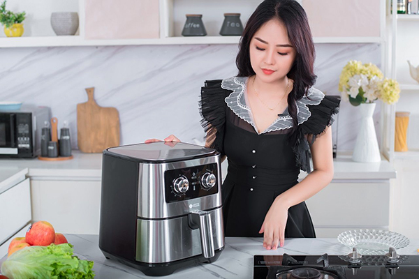 Review nồi chiên không dầu Lotte từ A-Z
