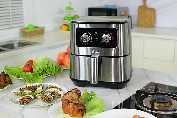Hãng tích hợp nhiều công nghệ độc quyền cho nồi chiên không dầu Lotte