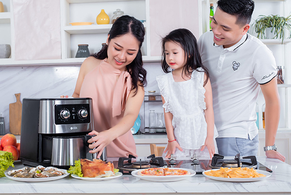 Nồi chiên không dầu Lotte sở hữu nhiều ưu điểm nổi bật trong quá trình sử dụng