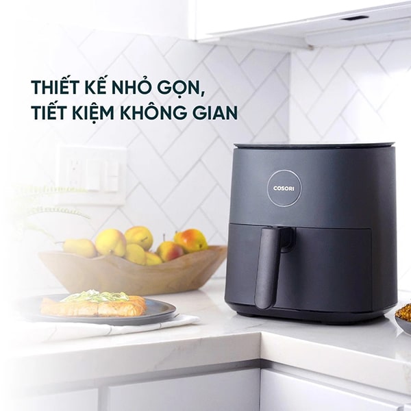 Thiết kế nồi chiên không dầu Cosori nhỏ gọn, tinh tế