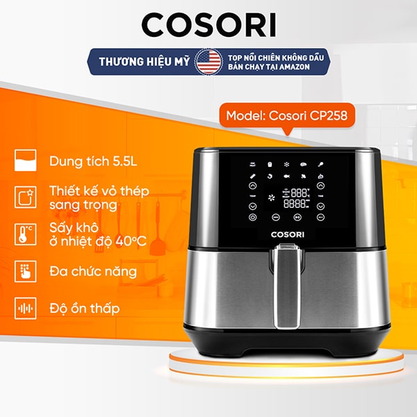Nồi chiên không dầu Cosori CP258-AF