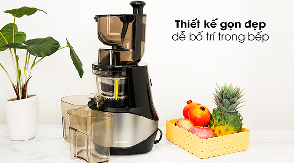 Máy ép chậm Kalite có thiết kế hiện đại, sang trọng – đẹp mắt